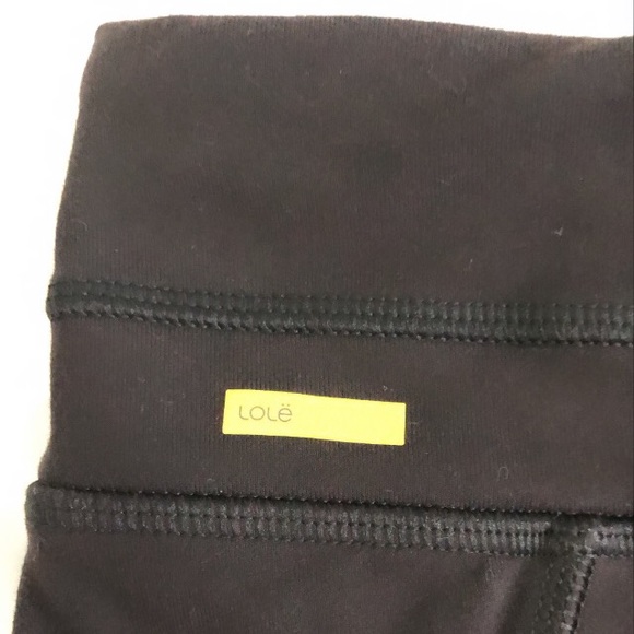 Lolë black high-waist biker shorts - Picture 6 of 9